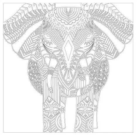 elefant drawing